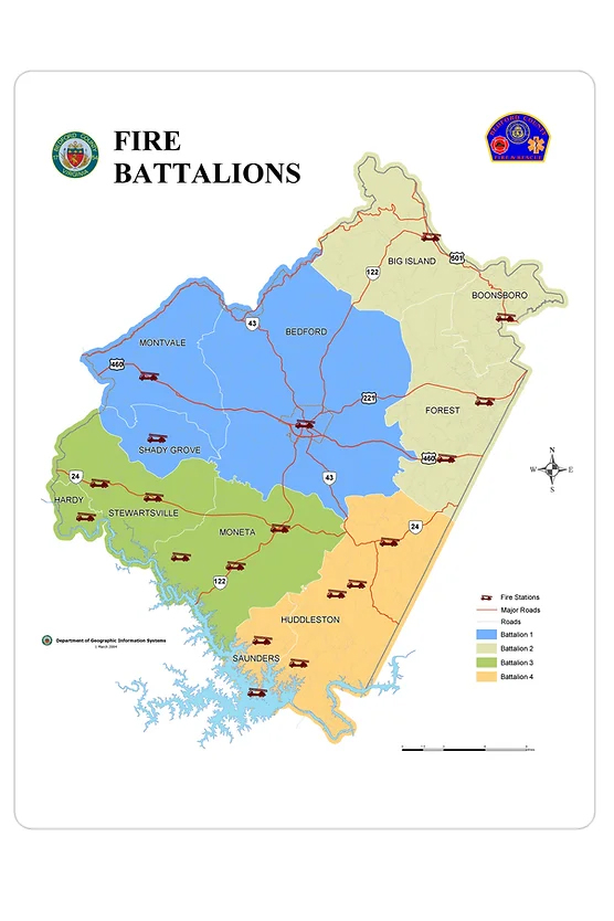 Fire Battalions Map